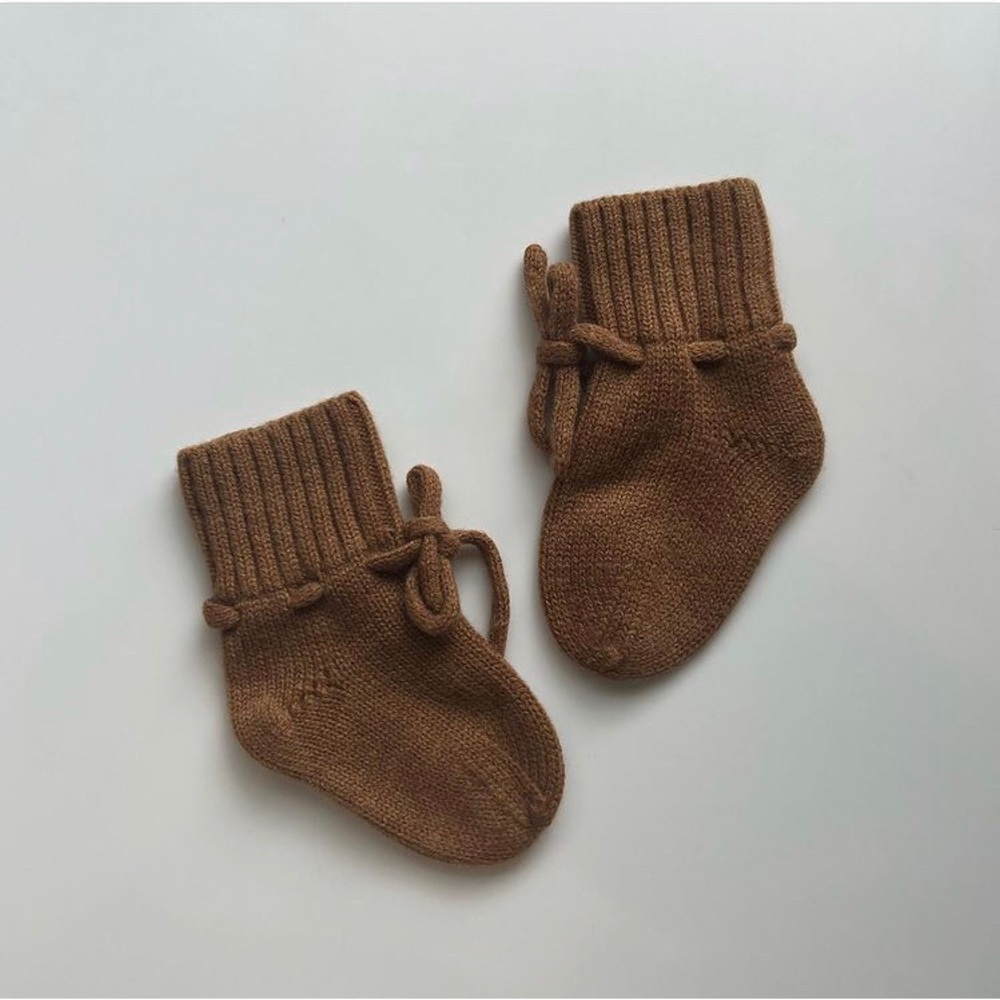 Wool Baby Booties